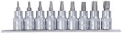 АвтоDело 39835 набор головок вставка TORX Т20-Т60 DR1/2""; 9пр, планка