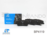 AKNUK BP4119 Колодки тормозные дисковые задние SANTA FE II (CM) 2.2 CRDi AKNUK