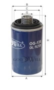 Goodwill OG130 Фильтр масляный двигателя