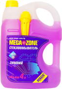 MEGAZONE 9000006 Жидкость стеклоомывателя зимняя 4л - зимняя, Magic -24С, на основе этилового спирта