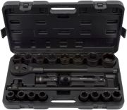 АвтоDело 39830 набор головок ударных 3/4"" 19-50 мм 20пр.; 6PT; Cr-Mo; кейс