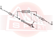 ASVA 0222T32 ТЯГА РУЛЕВАЯ