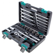 Stels 14102 Набор инструментов, 1/2, CrV, пластиковый кейс, 31 предмет Stels