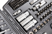 Kraft KT700684 Набор инструмента 1/2"DR, 3/8"DR и 1/4"DR 218 предметов, PRO