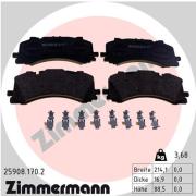 Zimmermann 259081702 Тормозные колодки