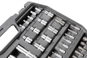Kraft KT700680 Набор инструмента 1/2&quot;DR и 1/4&quot;DR 108 предметов с 12 гран. головками, PRO