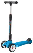NOVATRACK 120RAINBOWBL7 Самокат 3-х колесный Кикборд подростковый Novatrack RainBow складной 80 кг синий 120RAINBOW.BL7