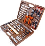 OMBRA OMT77S12 Набор инструмента универсальный 1/4"", 1/2""DR с головками торцевыми 12-гранными 1/2""DR, 77 предметов