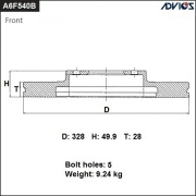 ADVICS A6F540B