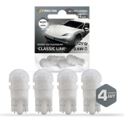 ORIGANA ORCLW5WK4 Лампа светодиодная &quot;CLASSIC LINE&quot; &quot;БЕЛАЯ&quot; W5W T10-2835-3 SMD 12V/0.6W 6000K (Комплект 4шт.) арт. ORCLW5WK4