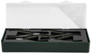 Jonnesway AG010002SC Ложемент с пластиковой крышкой, набор щипцов 7&quot;&quot; для стопорных колец, 4 предмета.