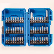 KING TONY 1049CQ Набор вставок (бит) 1/4"", PH, PZ, Hex, Torx, Slotted, Square, 49 предметов