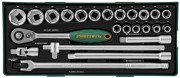 Jonnesway S04H4524SP Набор головок торцевых 1/2&quot;&quot;DR в ложементе, 10-32 мм, 24 предмета