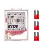 KOITO F1040 10А - мини 8 мм (2,2 мм зазор между контактами), пласт. упаковка 10 шт.