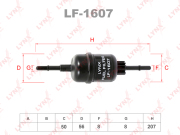 LYNXauto LF1607 Фильтр топливный