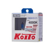 KOITO P0749W Лампа высокотемпературная  Whitebeam H16 12V 19W 4000K (комплект 2 шт.)