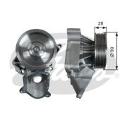 Gates WP0125 Водяной насос, охлаждение двигателя