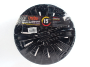 Garde GW1527 Колпаки R-15 Торнадо Black Gloss карбон 2шт