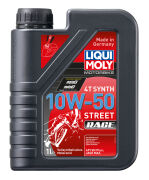 LIQUI MOLY 1502 LiquiMoly Синт. мот.масло д/4-т.мотоц. Motorbike 4T Synth Street Race 10W-50 SN MA2 (1л)
