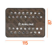AIRLINE AFSI138 Ароматизатор под сиденье гелевый мини &quot;Тайга&quot; черный лед (AFSI138)