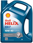 Shell 550070333 Масло моторное полусинтетика 10W-40 4 л.
