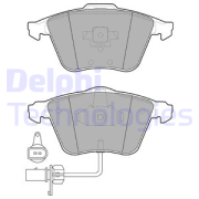 Delphi LP1922 Комплект тормозных колодок, дисковый тормоз