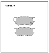 ALLIED NIPPON ADB3879 Колодки тормозные дисковые