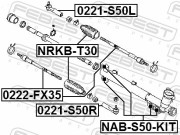 Febest NABS50KIT Сайлентблок рулевой рейки (комплект)