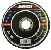 ABRO FD12522A100R абразивный лепестковый торцевой диск, использующийся в паре с угловой шлифовальной машиной (УШМ)