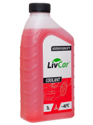 LivCar LCA40001R Антифриз LIVCAR COOLANT -40 красный 1л