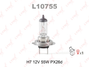 LYNXauto L10755 Bulb, spotlight| Bulb, headlight| Bulb, fog light| Bulb, cornering light| Bulb, daytime running light