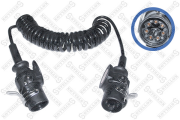 Stellox 8801602SX кабель спиральный! EBS 7/7 полюсов,пласт,с 2 штекерами 24V,L=4500max,ISO4091.6722.7638