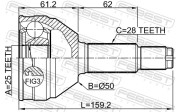 Febest 1510B11 Шрус наружный