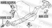 Febest NMBN30RH Сайлентблок правой подушки двигателя (гидравлический)