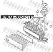Febest RINGAH032PCS10 Кольцо уплотнительное корпуса дроссельной заслонки