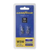 GOODYEAR GY015206 Лампа 12 V  5 W  (габариты) без цоколя W2.1x9.5d (блистер 2шт)