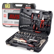 AVS A40133S Набор инструмента  72 пр. 1/4&quot; 6 гр. AVS