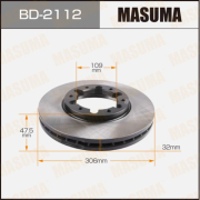 Masuma BD2112 Диск тормозной