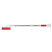 Skyway S07801015 Щетка от снега со скребком 90-120 см SKYWAY с телескопической ручкой, с распушенной щетиной