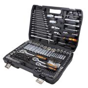 Partner PA38841 Набор инструмента 6-гранных головок 1/4&quot; &amp; 3/8&quot; &amp; 1/2&quot; и ключей 216 предметов