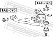 Febest TAB375 Сайлентблок задний переднего нижнего рычага