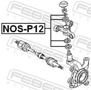 Febest NOSP12 Ремкомплект рычага подвески