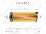 LYNXauto LO1905 Фильтр масляный