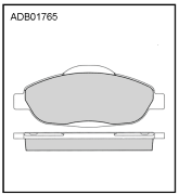 ALLIED NIPPON ADB01765 Колодки тормозные дисковые