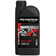 POLYMERIUM PLMMFFOUH251 Специальное вилочное полностью синтетическое масло MOTOFAN FORK OIL ULTRA HYPER KV 2.5W для спортивных гидравлических систем 1л