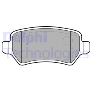 Delphi LP2209 Комплект тормозных колодок, дисковый тормоз