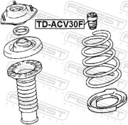 Febest TDACV30F Отбойник переднего амортизатора