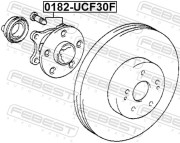 Febest 0182UCF30F Ступица передняя