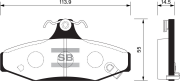 Sangsin brake SP1066