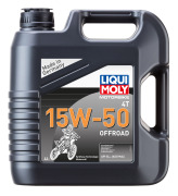 LIQUI MOLY 3058 LiquiMoly НС-синт.мот.масло д/4-т.мотоц.Motorbike 4T Offroad 15W-50 SL;JASO MA2(4л)